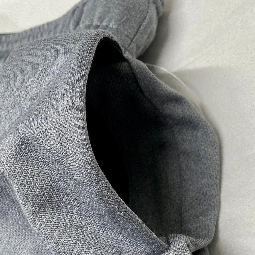 Reebok Athletic Training Shorts Men's Medium Grey Colorblock 7